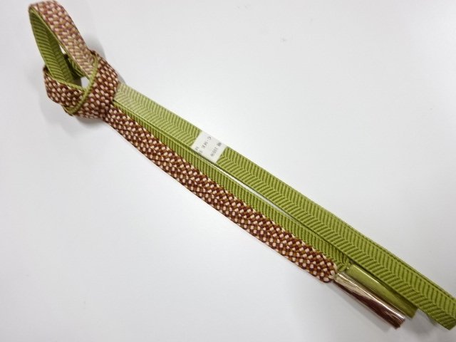 JAPANESE HAND-TIED OBIJIME CORD FOR FURISODE / UNUSED
